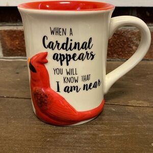 Enesco Our Name Is Mud Sculpted Cardinal Mug